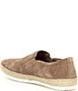 Color:Taupe - Image 3 - Men's Byron Suede Slip-On Espadrille Sneakers