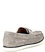 Color:Grey - Image 2 - Men's Martin Two-Eye Lace Suede Boat Shoes
