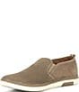 Color:Taupe - Image 4 - Men's Roland Nubuck Leather Slip-On Sneakers