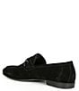 Color:Black - Image 3 - Men's Saint Braid Bit Venetian Suede Dress Shoes