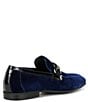 Color:Evening Blue - Image 2 - Men's Saint Braid Bit Venetian Velvet Dress Shoes
