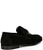 Color:Black - Image 2 - Men's Saint Strap Venetian Suede Dress Shoes