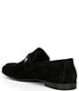 Color:Black - Image 3 - Men's Saint Strap Venetian Suede Dress Shoes