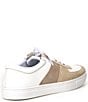 Color:White/Sand - Image 2 - Men's Sidney Suede Leather U-Throat Retro Sneakers