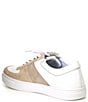 Color:White/Sand - Image 3 - Men's Sidney Suede Leather U-Throat Retro Sneakers