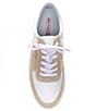 Color:White/Sand - Image 5 - Men's Sidney Suede Leather U-Throat Retro Sneakers