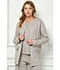 See and Be Seen Coordinating Knit Open Front Cardigan, Color:Mocha - Image 5