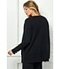 See and Be Seen Coordinating Knit Open Front Cardigan, Color:Black - Image 7