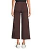 See and Be Seen See And Be Seen Coordinating Knit Pull On Wide Leg Pants, Color:Chocolate - Image 2