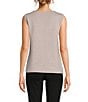 See and Be Seen See And Be Seen Coordinating Knit Round Neck Tank, Color:Mocha - Image 2