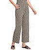See And Be Seen Coordinating Knit Stripe Pull-On Wide Leg Pants - Image 1
