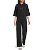 See And Be Seen Coordinating Knit Wide Leg Pants - Image 3
