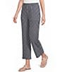 See And Be Seen Coordinating Mixed Stripe Straight Leg Pants - Image 1