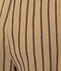 See and Be Seen Coordinating Textured Knit Stripe Wide Leg Crop Pants - Image 3