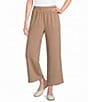 See and Be Seen Coordinating Textured Wide Leg Crop Pull On Pants - Image 6