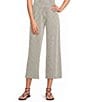 See and Be Seen Stripe Pull-On Cropped Wide Leg Coordinating Pants - Image 1
