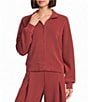 See And Be Seen Structured Stripe Zip Jacket - Image 6