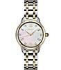 Color:Two Tone - Image 1 - Diamond Collection for Ladies Analog Stainless Steel Bracelet Watch