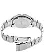 Color:Silver - Image 3 - Men's Essential Quartz Analog Black Dial Stainless Steel Bracelet Watch