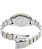 Color:Two Tone - Image 3 - Men's Essential Quartz Analog Two Tone Stainless Steel Bracelet Watch