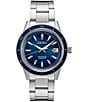 Seiko Men's Presage Automatic Stainless Steel Case Watch, Color:Silver/Blue - Image 1