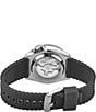 Color:Black - Image 3 - Men's Seiko 5 Sports Automatic Black Silicone Strap Watch