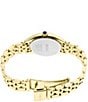 Color:Gold - Image 3 - Women's Crystal Collection Quartz Analog Gold Bracelet Watch