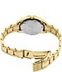 Color:Gold - Image 3 - Women's Essential Quartz Analog Silver Dial Gold Stainless Steel Bracelet Watch