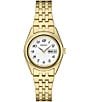 Color:Gold - Image 1 - Women's Essential Quartz Analog Gold Stainless Steel Bracelet Watch