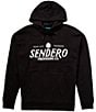 Sendero Provisions Co. Sendero Solid Long Sleeve Fleece Hoodie, Color:Black - Image 1