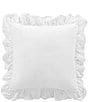Shabby Chic Signature by Shabby Chic White Ruffle Square Decorative Pillow - Image 1