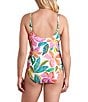 Shape Solver Brynn Tropical Floral Twist Underwire Swim One Piece - Image 2
