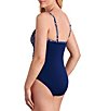 Shape Solver Dot Print Criss Cross Mio Swim One Piece - Image 3