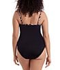 Shape Solver Flutter Mosaic Surplice One-Piece Swimsuit - Image 2