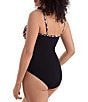 Shape Solver Flutter Mosaic Surplice One-Piece Swimsuit - Image 3