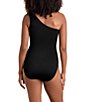 Shape Solver Leaf Sensation Tummy Control One Shoulder One Piece Swimsuit - Image 2