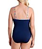 Shape Solver Paisley Print Criss Cross Mio Swim One Piece - Image 2