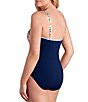 Shape Solver Paisley Print Criss Cross Mio Swim One Piece - Image 3