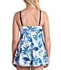 Shape Solver Palm Leaves Empire Tie Swimdress - Image 2