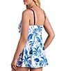 Shape Solver Palm Leaves Empire Tie Swimdress - Image 3