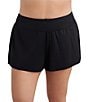 Shape Solver Plus Size Divine Solid Tummy Control Swim Shorts - Image 1