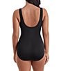 Shape Solver Sport Phantasm Square Neck Tank One Piece Swimsuit - Image 2