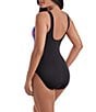 Shape Solver Sport Phantasm Square Neck Tank One Piece Swimsuit - Image 3
