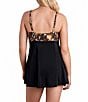 Shape Solver Abstract Flutter Wrap Front Swimdress - Image 2