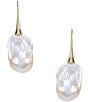 SHASHI Baroque Pearl Large Drop Earrings - Image 1