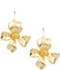 SHASHI Fiorina Flower Statement Drop Earrings - Image 1