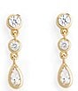 SHASHI Jenny Multi Stone Linear Earrings - Image 1