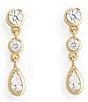 SHASHI Jenny Multi Stone Linear Earrings - Image 1