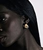 SHASHI Kasumi Hoop Earrings, Color:Gold - Image 2