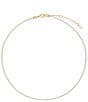 SHASHI Micro Teeny Tiny Tennis Collar Necklace, Color:Gold - Image 1